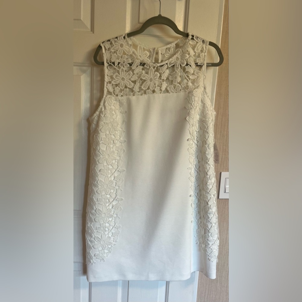 NWT Nanette Lepore White Floral Lace Dress